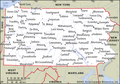 Pennsylvania Map