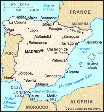 Map De Espana